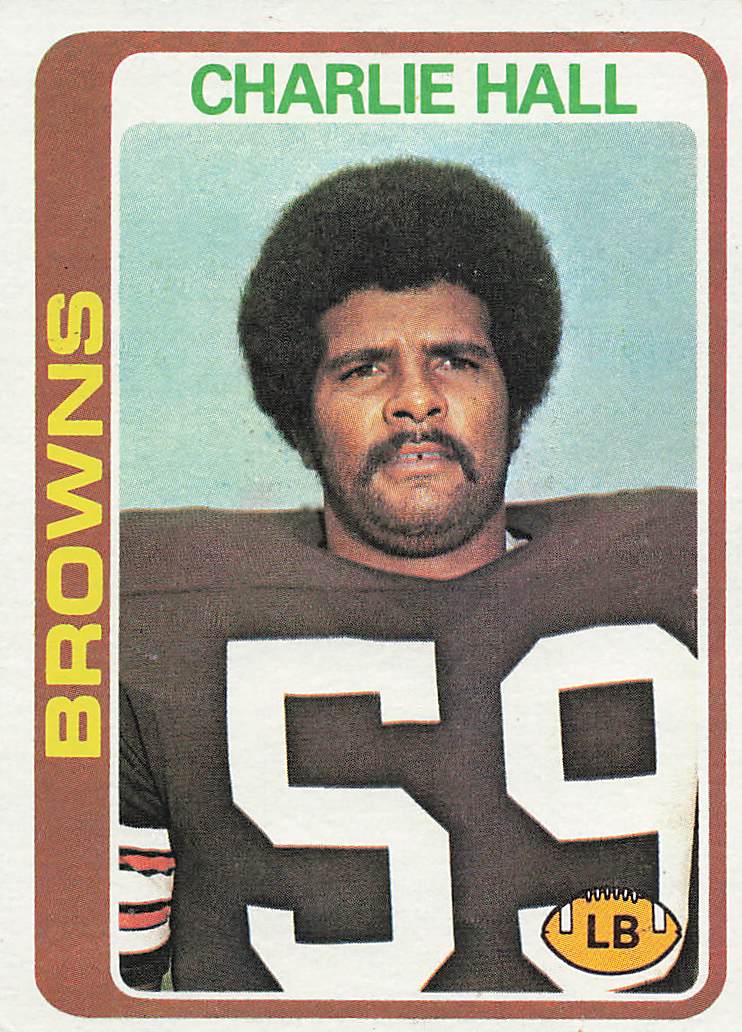 1978 Topps Football Charlie Hall #157