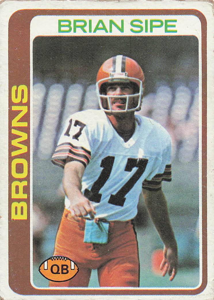 1978 Topps Football Brian Sipe #53