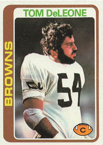1978 Topps Football Tom DeLeone #13