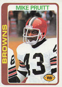 1978 Topps Football Mike Pruitt #93