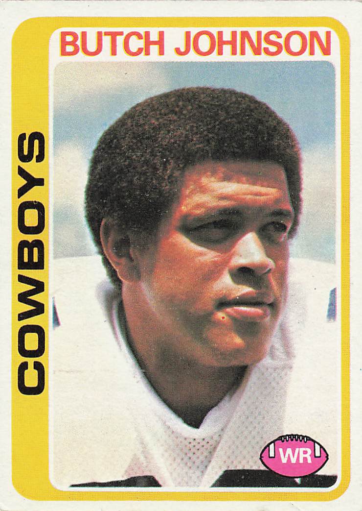 1978 Topps Football Butch Johnson #252
