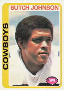 1978 Topps Football Butch Johnson #252