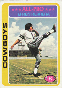 1978 Topps Football Efren Herrera #410