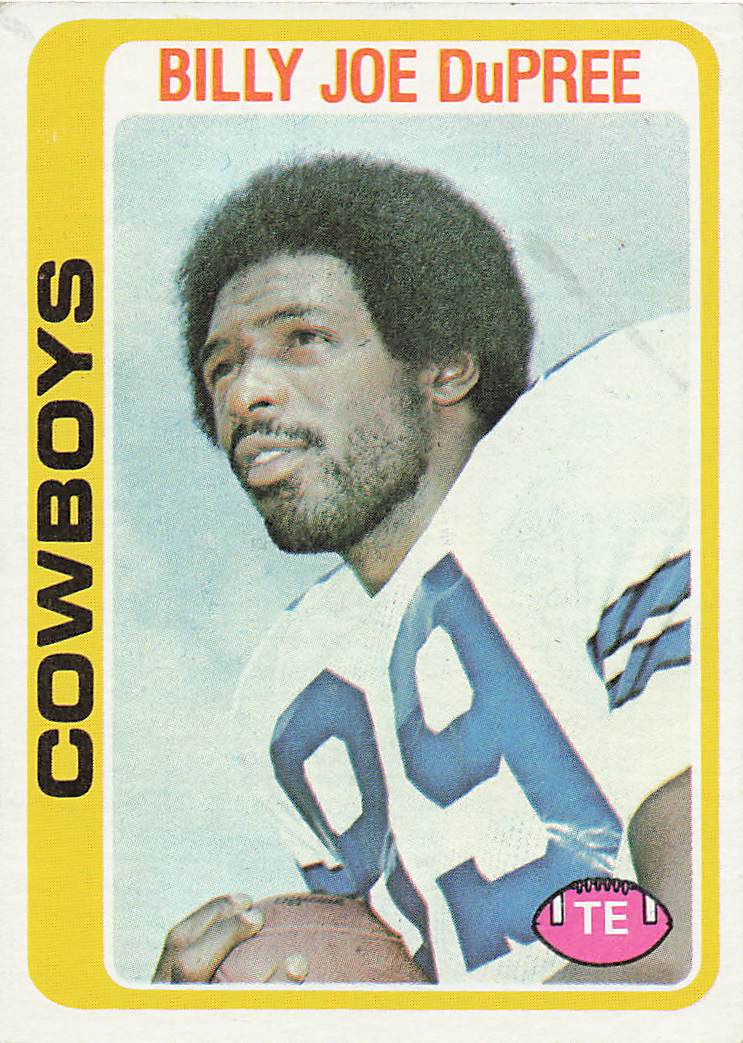 1978 Topps Football Billy Joe DuPree #470