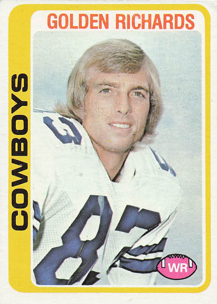 1978 Topps Football Golden Richards #494
