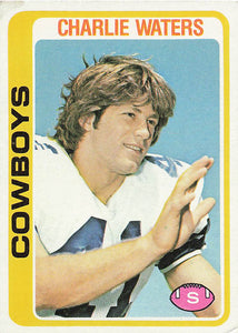 1978 Topps Football Charlie Waters #385