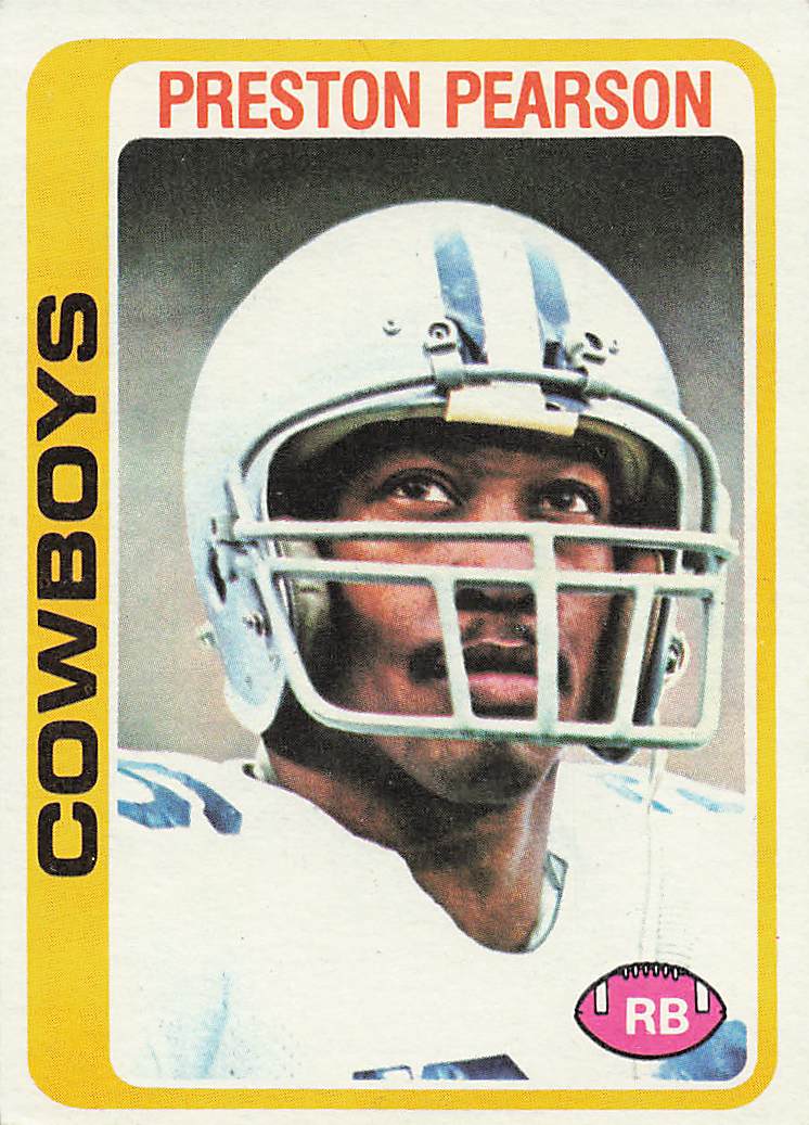 1978 Topps Football Preston Pearson #445