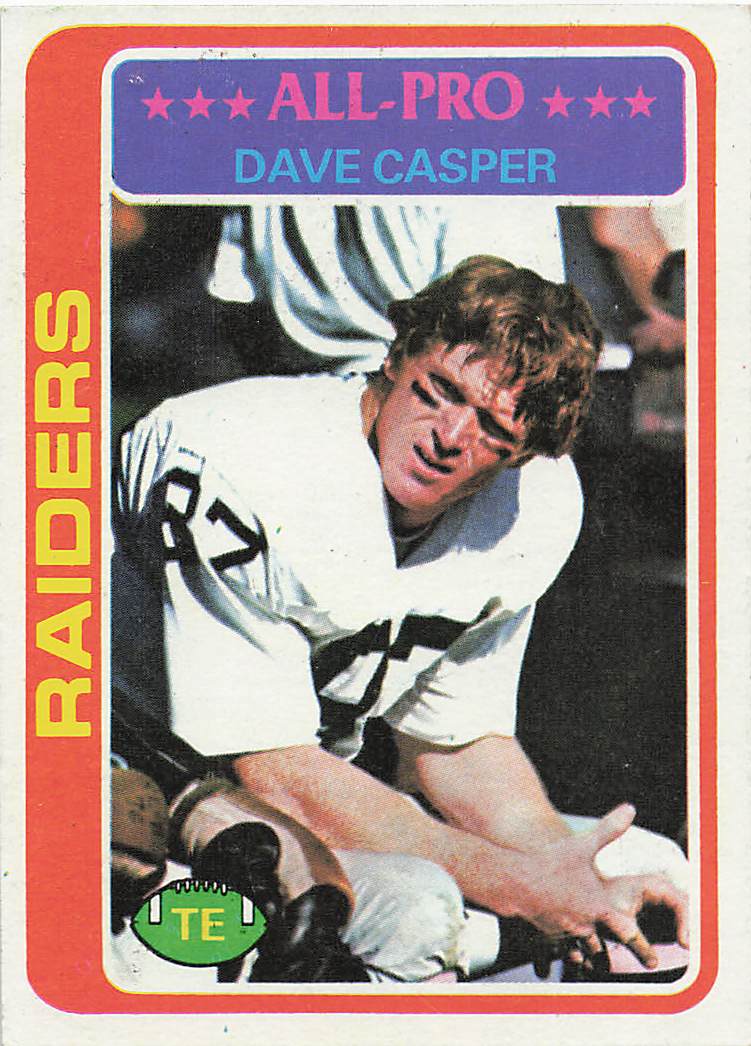 1978 Topps Football Dave Casper #50