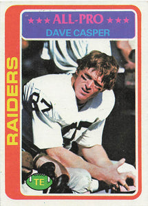 1978 Topps Football Dave Casper #50