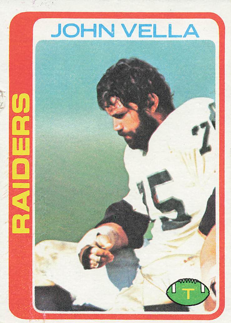 1978 Topps Football John Vella #326