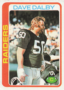 1978 Topps Football Dave Dalby #128