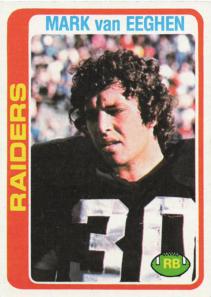 1978 Topps Football Mark van Eeghen #235