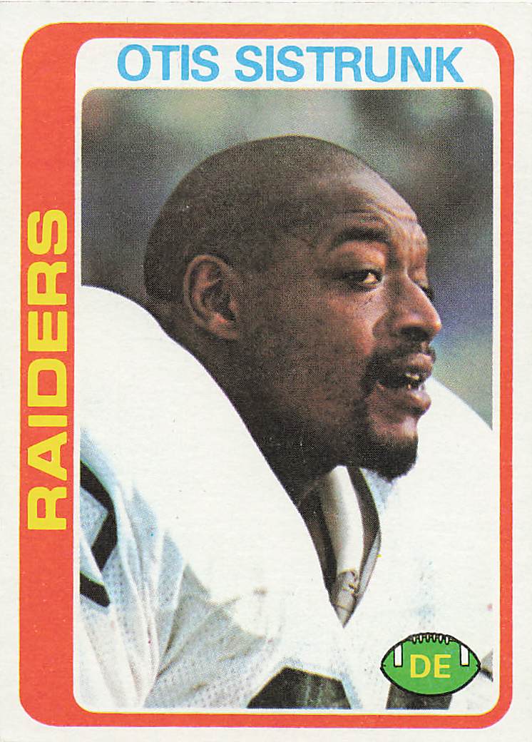 1978 Topps Football Otis Sistrunk #189