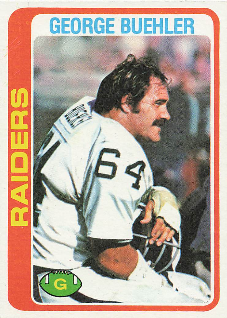 1978 Topps Football George Buehler #392
