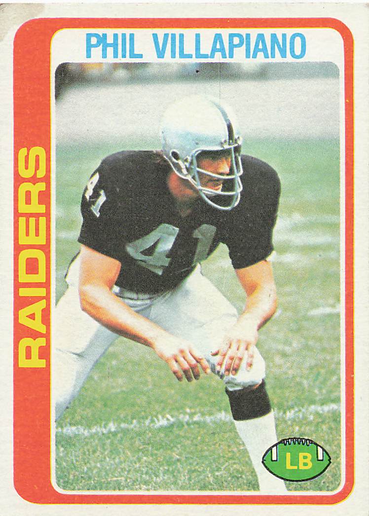 1978 Topps Football Phil Villapiano #149