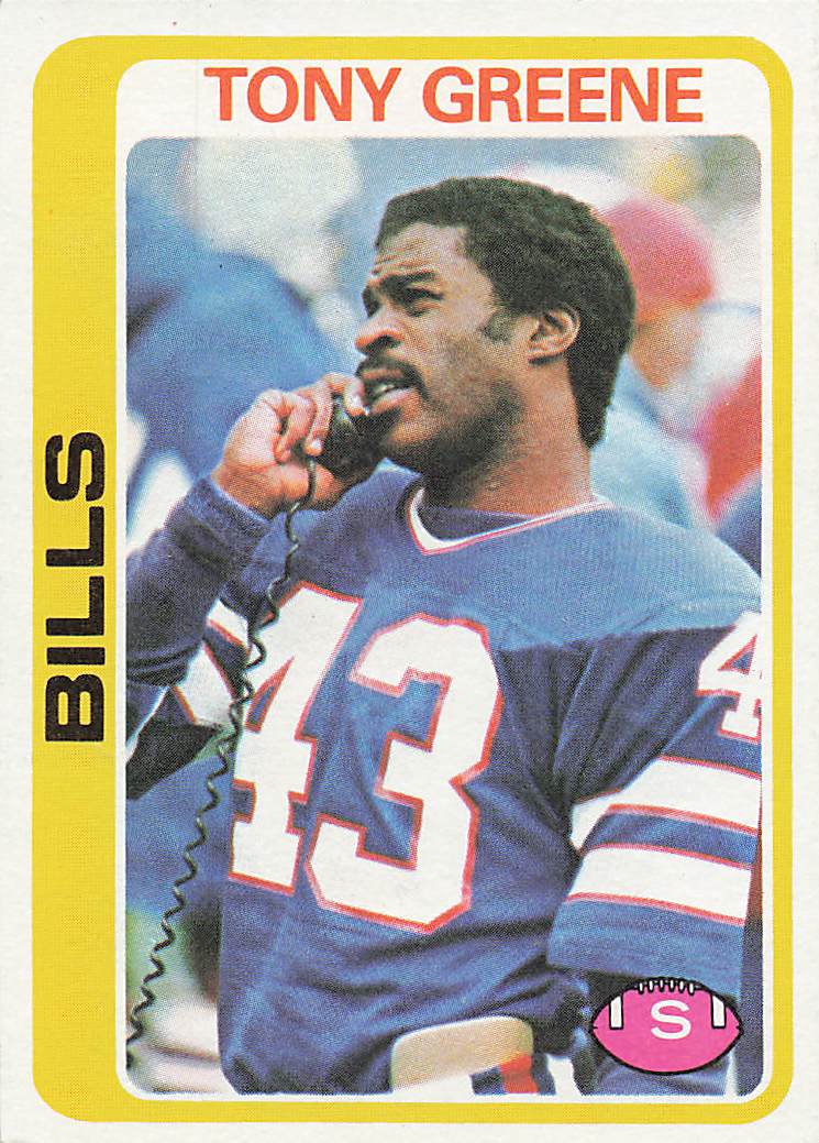 1978 Topps Football Tony Greene #251