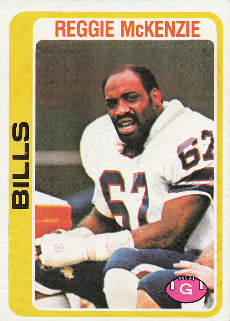 1978 Topps Football Reggie McKenzie #323