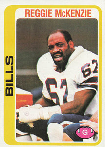 1978 Topps Football Reggie McKenzie #323