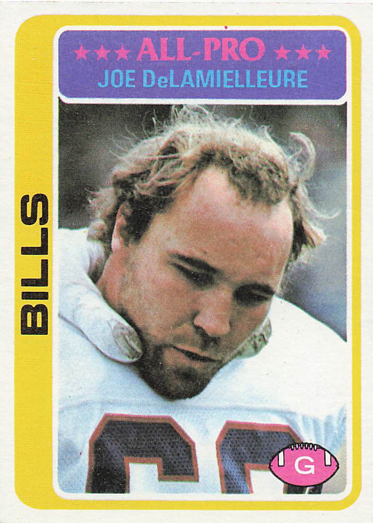 1978 Topps Football Joe DeLamielleure #20
