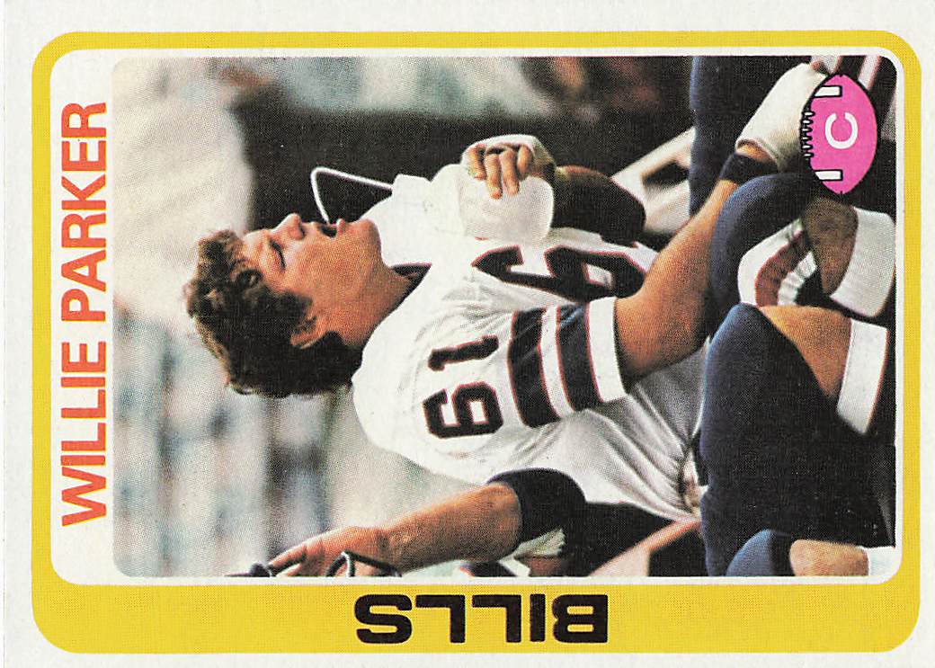 1978 Topps Football Willie Parker #176 Rookie