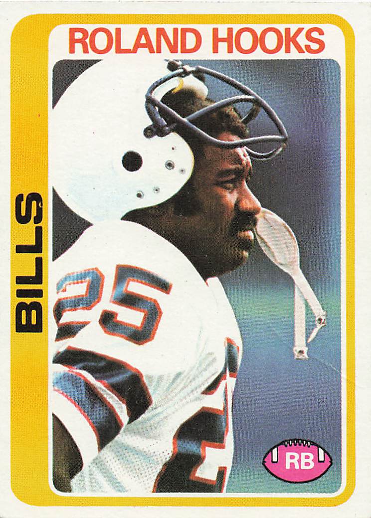 1978 Topps Football Roland Hooks #471 Rookie