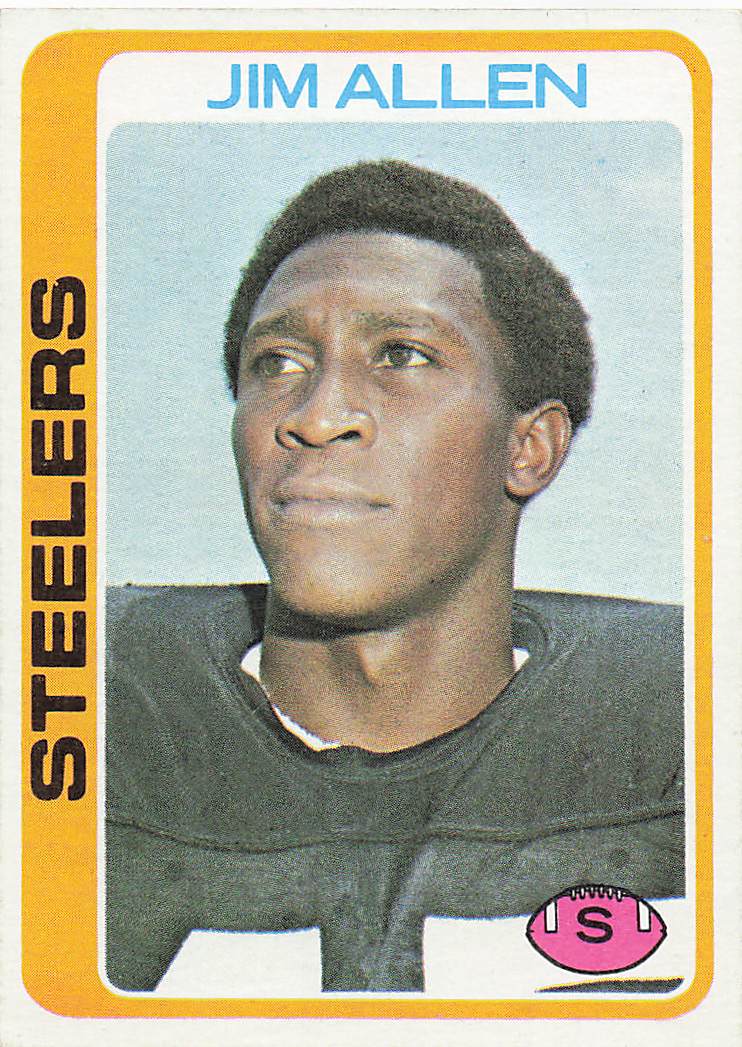 1978 Topps Football Jim Allen #391 Rookie