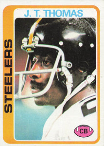 1978 Topps Football J.T. Thomas #124