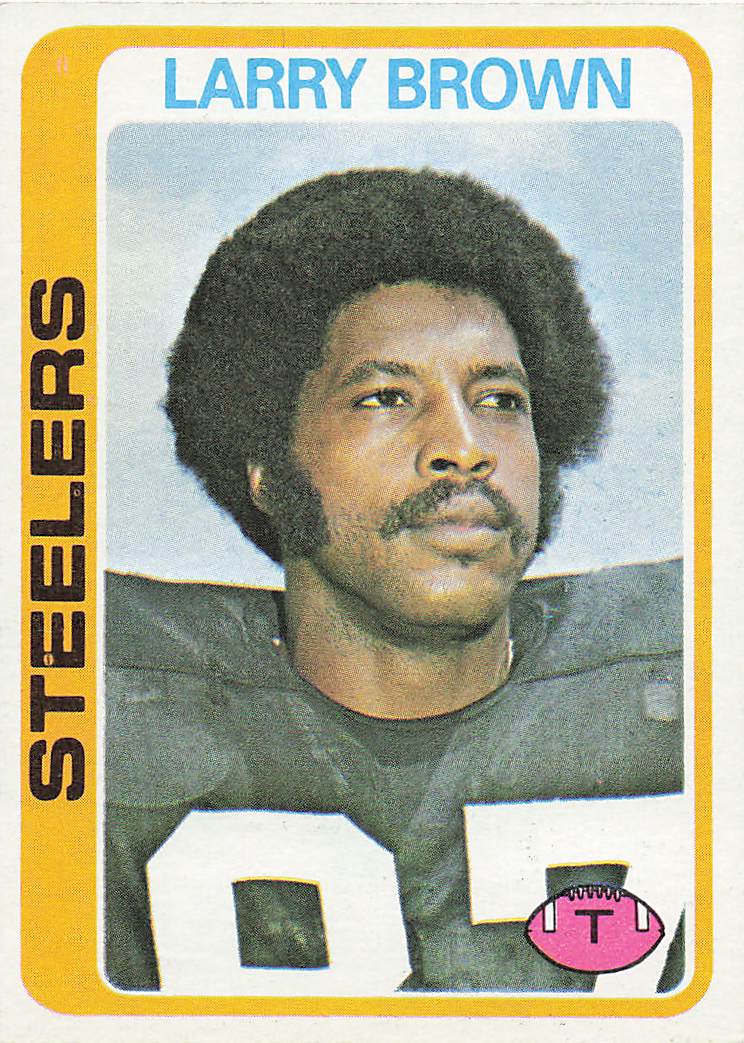 1978 Topps Football Larry Brown #234