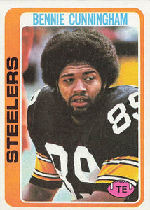 1978 Topps Football Bennie Cunningham #371 Rookie