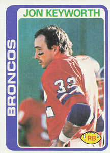 1978 Topps Football Jon Keyworth #328