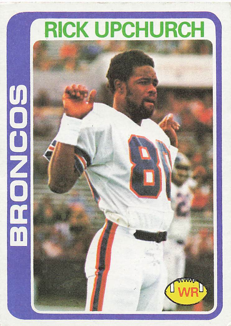 1978 Topps Football Rick Upchurch #117