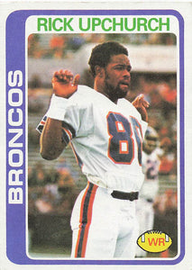 1978 Topps Football Rick Upchurch #117