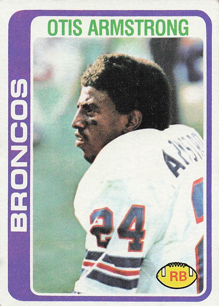 1978 Topps Football Otis Armstrong #465