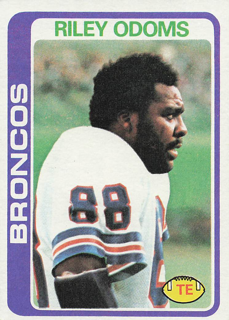 1978 Topps Football Riley Odoms #285