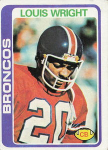 1978 Topps Football Louis Wright #420 Rookie