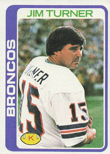 1978 Topps Football Jim Turner #12