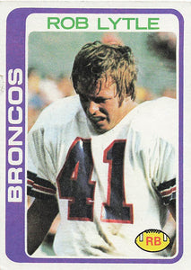 1978 Topps Football Rob Lytle #144 Rookie