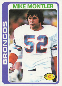 1978 Topps Football Mike Montler #83
