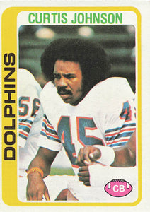 1978 Topps Football Curtis Johnson #342