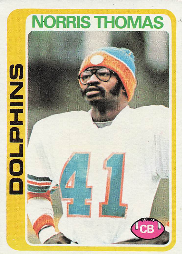 1978 Topps Football Norris Thomas #96 Rookie