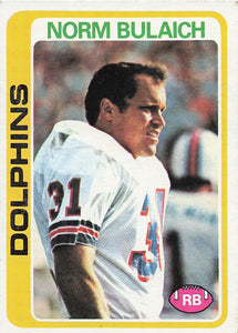 1978 Topps Football Norm Bulaich #368