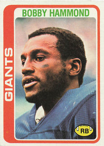 1978 Topps Football Bobby Hammond #352 Rookie