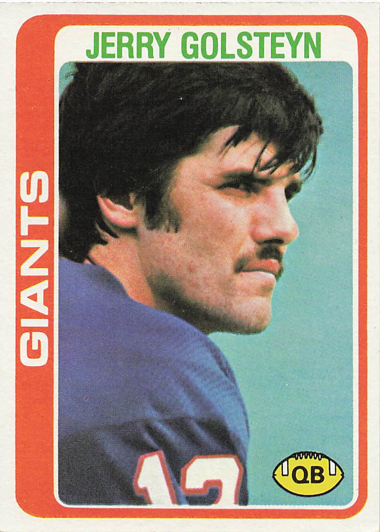 1978 Topps Football Jerry Golsteyn #432 Rookie