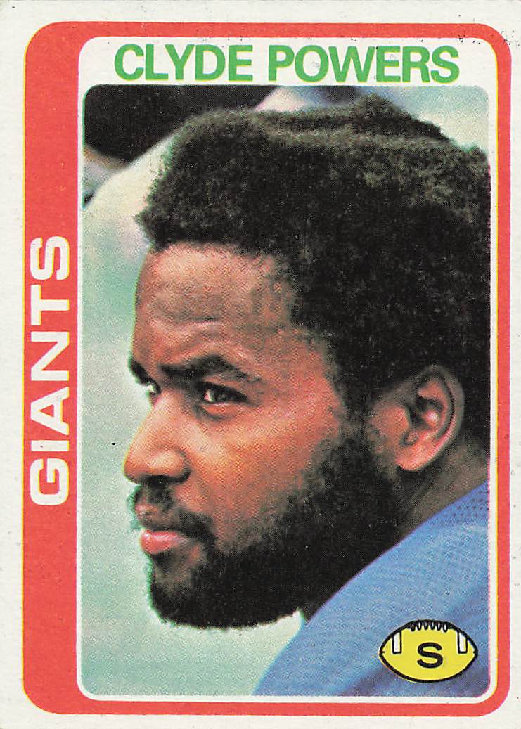 1978 Topps Football Clyde Powers #452