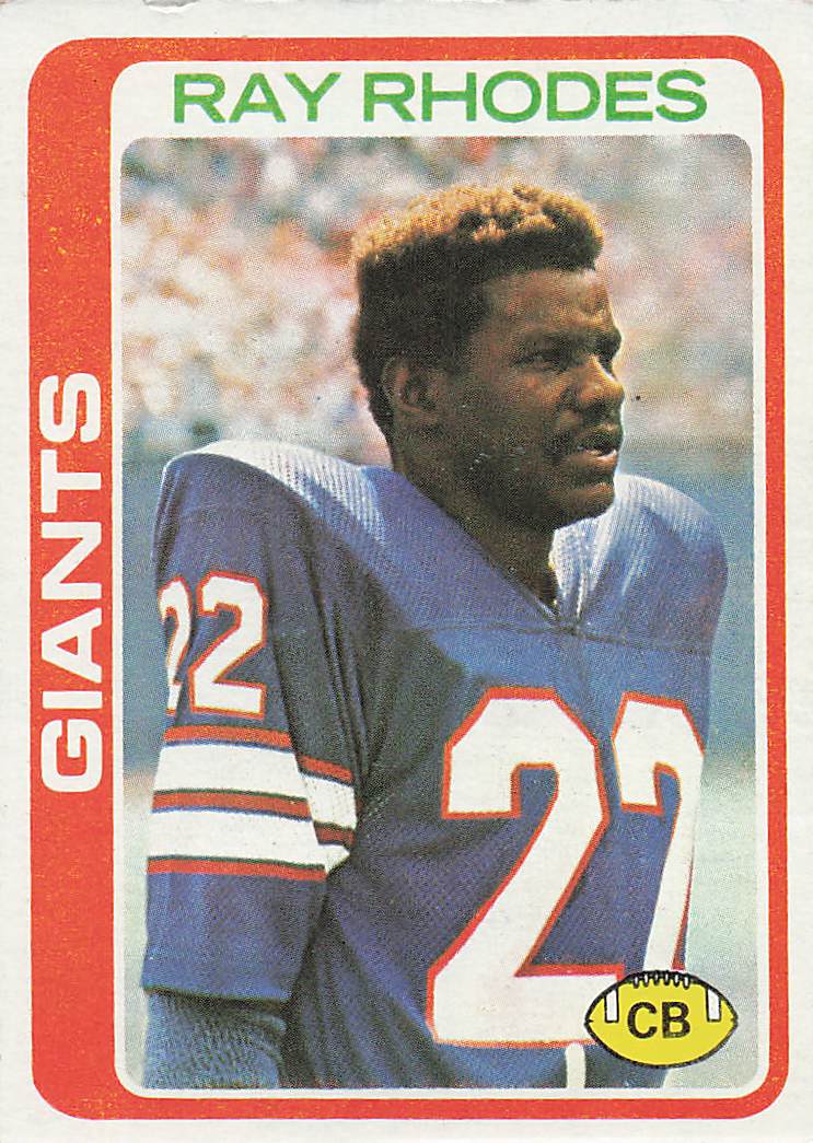 1978 Topps Football Ray Rhodes #188