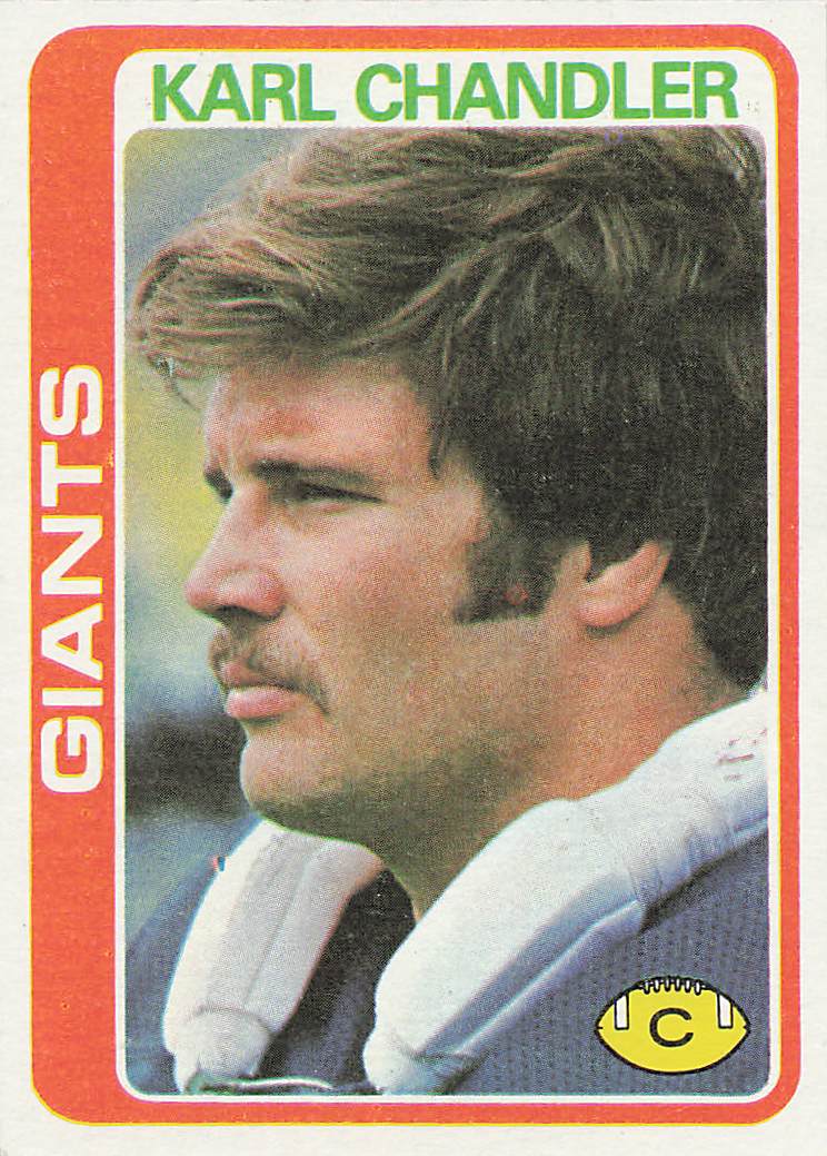 1978 Topps Football Karl Chandler #99