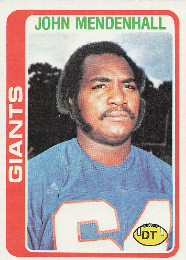 1978 Topps Football John Mendenhall #75