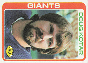 1978 Topps Football Doug Kotar #119
