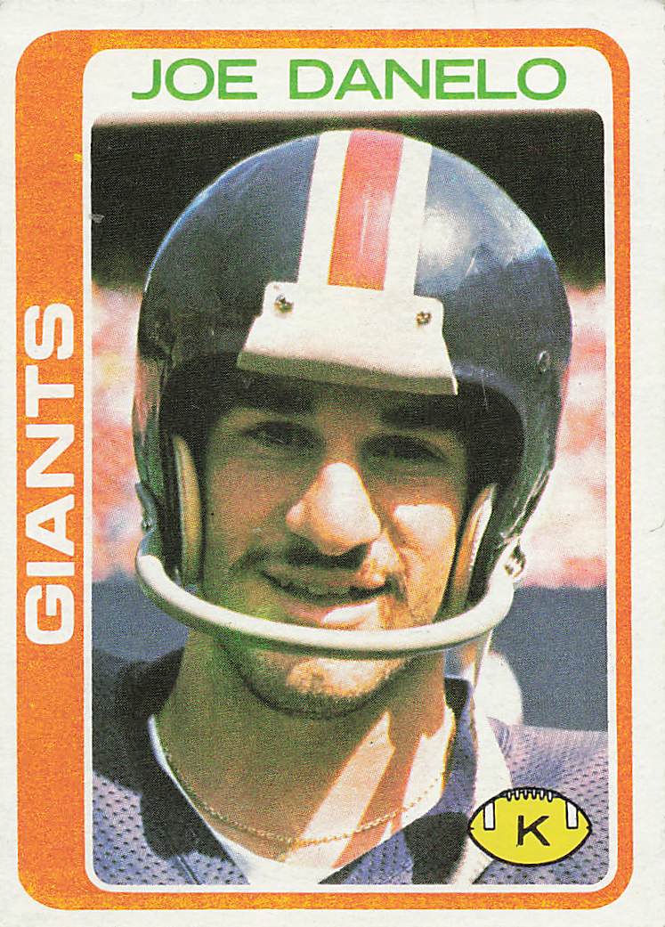 1978 Topps Football Joe Danelo #472
