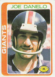 1978 Topps Football Joe Danelo #472